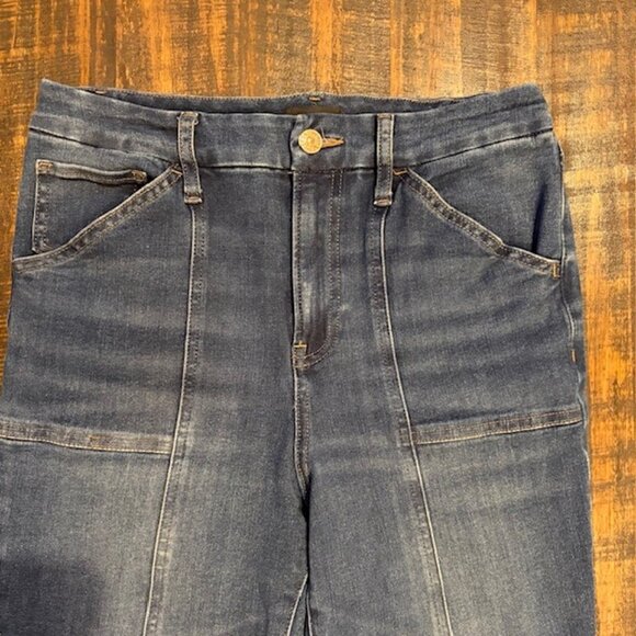 Express Skinny High Rise Ultra Hyper Stretch Jeans Women's M 6/8/10 Medium Wash - Picture 3 of 10